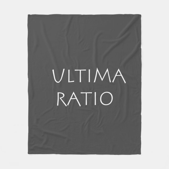 Ultima ratio fleece blanket (Front)