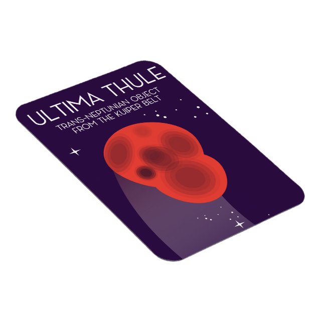 Ultima Thule Keiper Belt space art Magnet (Right Side)