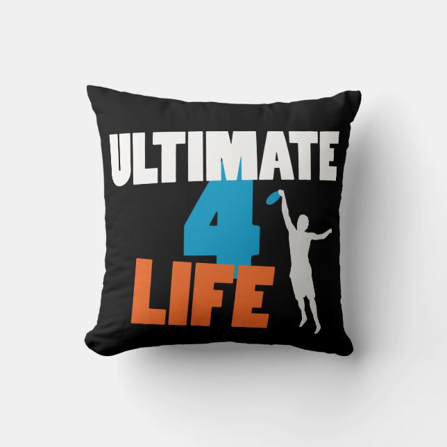 Ultimate 4 Life (dark) Pillow (Front)