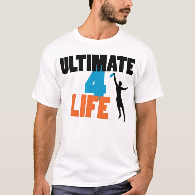 Ultimate 4 Life (light) T shirt (Front)