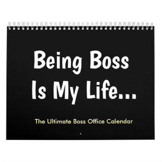 Ultimate Boss Calendar Funny Boss Humour Joke