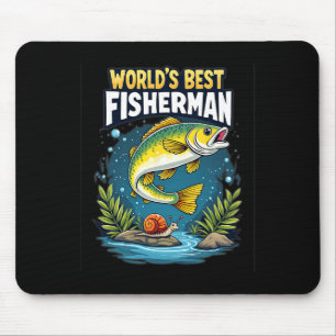 Ultimate Catch World's Best Fisherman Fishing Enth Mouse Pad
