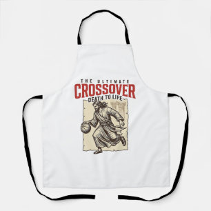 Ultimate Crossover Christian Basketball Vintage Apron
