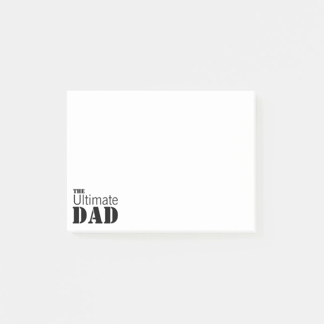 Ultimate Dad Post-it Notes (Front)