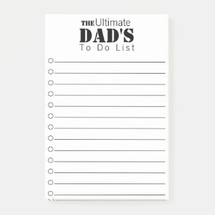 Ultimate Dad To Do List Post-it Notes