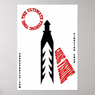 Ultimate Fishing Tool,Slickline Tool,Oil Field Art Poster