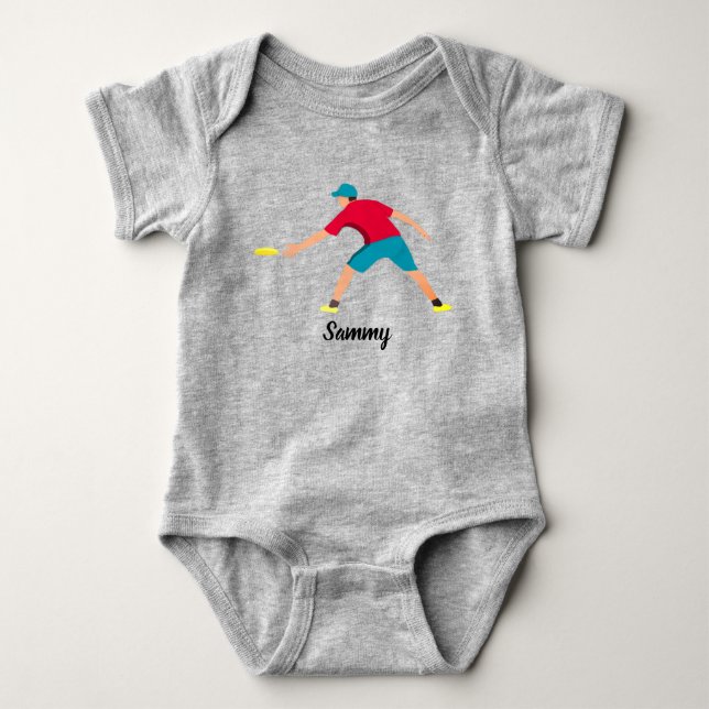 Ultimate Frisbee Baby Bodysuit (Front)