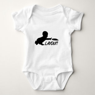 Ultimate Frisbee baby layout Baby Bodysuit