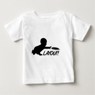 Ultimate Frisbee baby layout T-Shirt