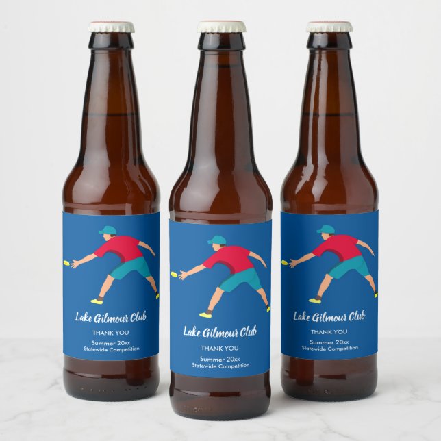 Ultimate Frisbee Beer Bottle Label (Bottles)