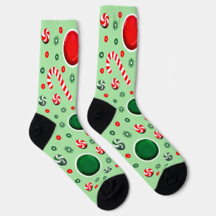 Ultimate Frisbee Christmas Socks