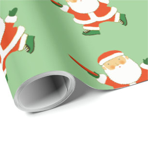 Ultimate Frisbee Christmas Wrapping Paper