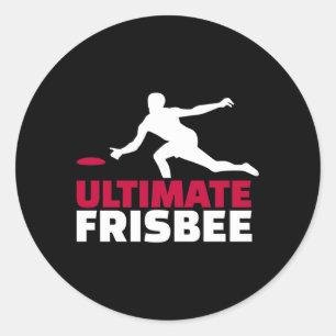 Ultimate Frisbee Classic Round Sticker
