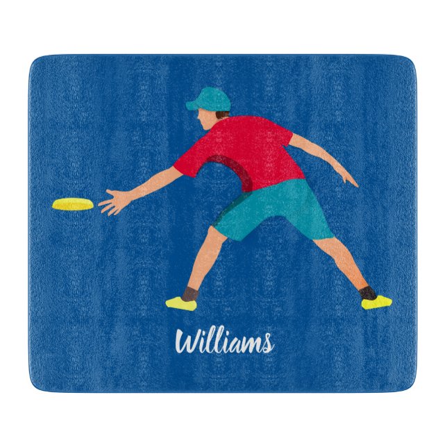 Ultimate Frisbee Cutting Board (Front)