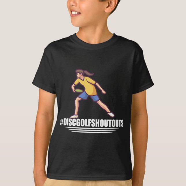 Ultimate Frisbee Disc Golf #discgolfshoutouts  T-Shirt (Front)