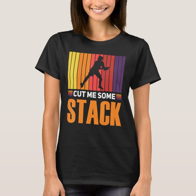 Ultimate Frisbee Disc Golf Stack T-Shirt (Front)