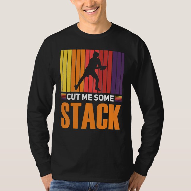 Ultimate Frisbee Disc Golf Stack T-Shirt (Front)