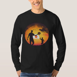 Ultimate Frisbee Fans Father and Son Playing Frisb T-Shirt