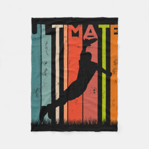 Ultimate Frisbee Frolf Disc Golf Player Flying Dis Fleece Blanket