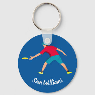 Ultimate Frisbee Key Ring