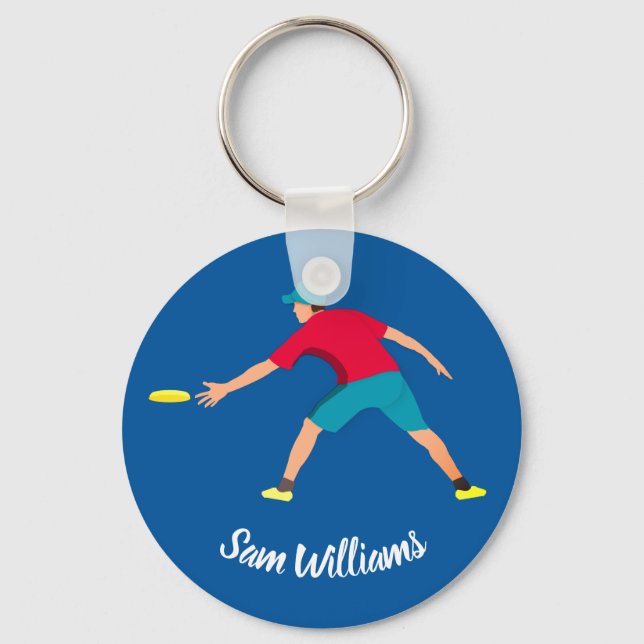 Ultimate Frisbee Key Ring (Front)