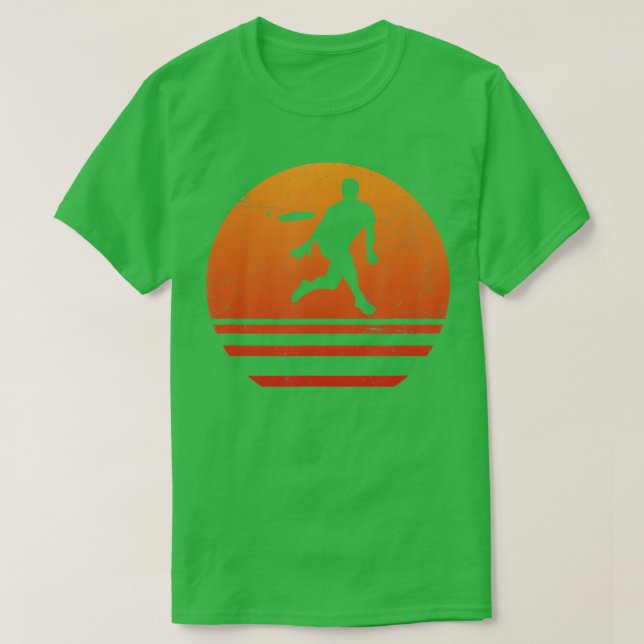 Ultimate Frisbee Player Gift Vintage Retro  T-Shirt (Design Front)