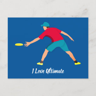 Ultimate Frisbee Postcard