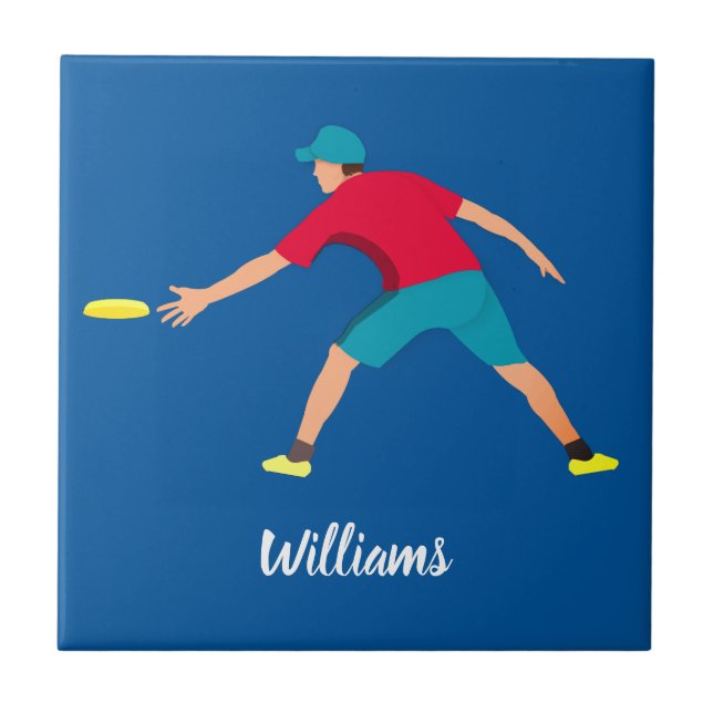 Ultimate Frisbee Tile (Front)