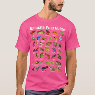 Ultimate Frog Guide Amphibian Species Facts Herpet T-Shirt