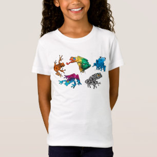 Ultimate Frog Guide - Six Raibow Frogs T-Shirt