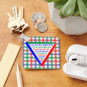 Ultimate Gamer 3 Gaming System Colours RGB Key Ring