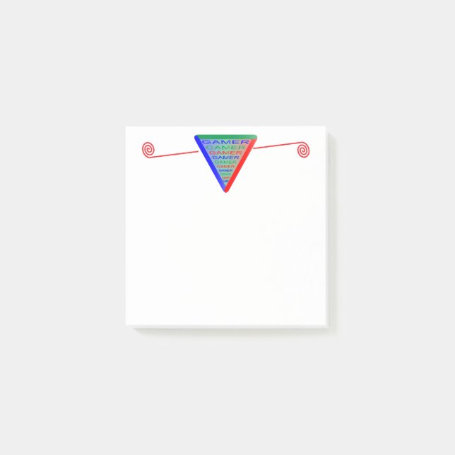 Ultimate Gamer 3 Gaming System Colours RGB Post-it Notes (Front)