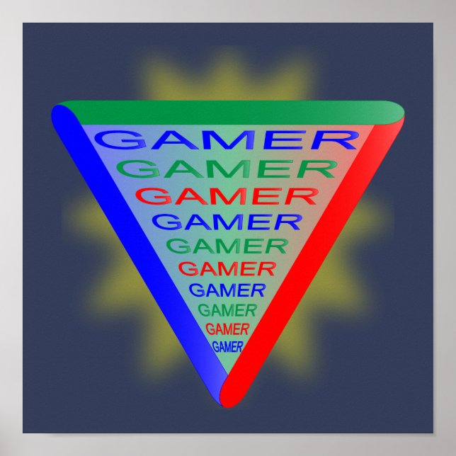 Ultimate Gamer 3 Gaming System Colours RGB Poster (Front)