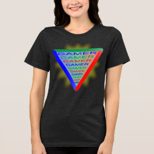 Ultimate Gamer 3 Gaming System Colours RGB Tri-Blend Shirt