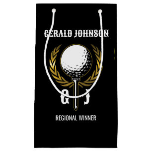 Ultimate Golf Monogram Design Small Gift Bag