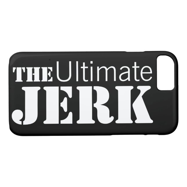 Ultimate Jerk Humourous Case-Mate iPhone Case (Back (Horizontal))