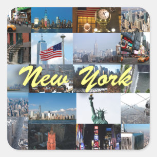 Ultimate! New York City Pro Photos Square Sticker