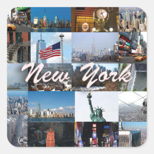 Ultimate! New York City Pro Photos Square Sticker