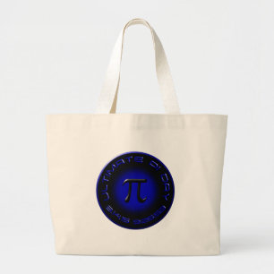 Ultimate Pi Day 2015 3.14.15 9:26:53 (blue) Large Tote Bag