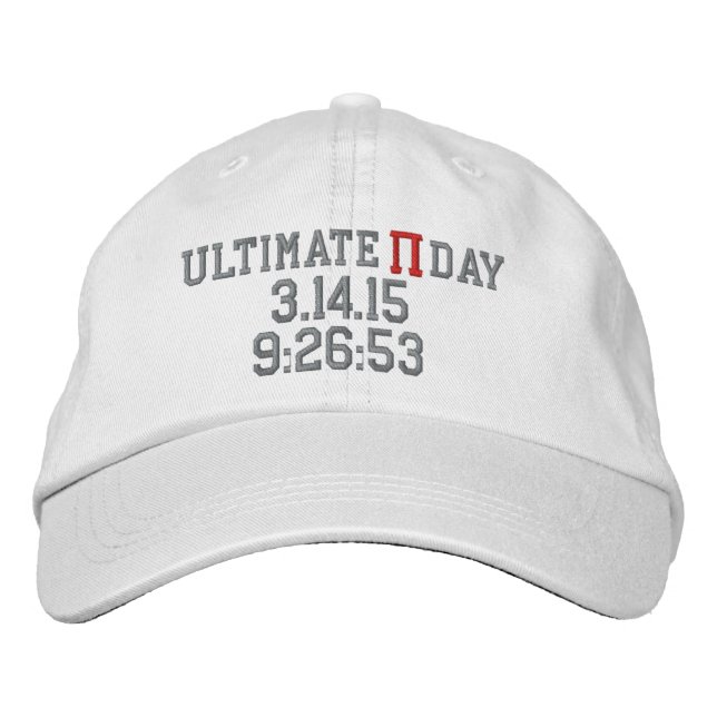 Ultimate Pi Day 2015 Embroidered Hat (Front)