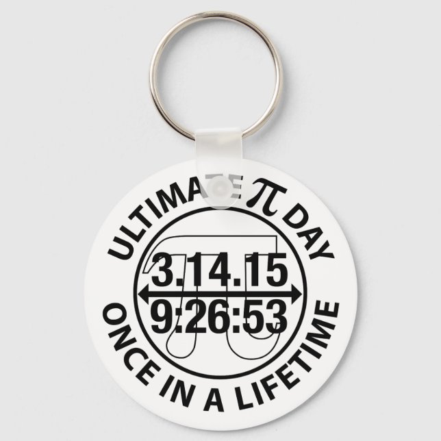 Ultimate Pi Day 2015 Key Ring (Front)