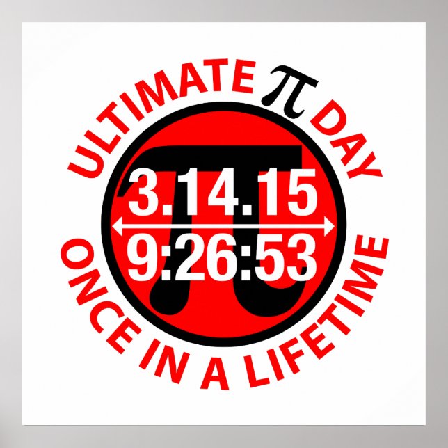 Ultimate Pi Day 2015 Poster (Front)
