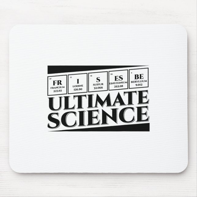Ultimate Science Frisbee Disc Golf Hobby Lover  Mouse Pad (Front)