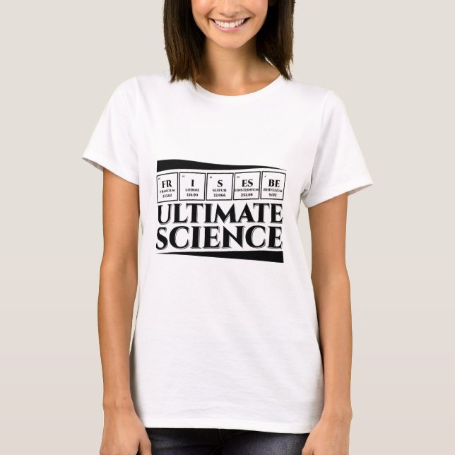 Ultimate Science Frisbee Disc Golf Hobby Lover  T-Shirt (Front)