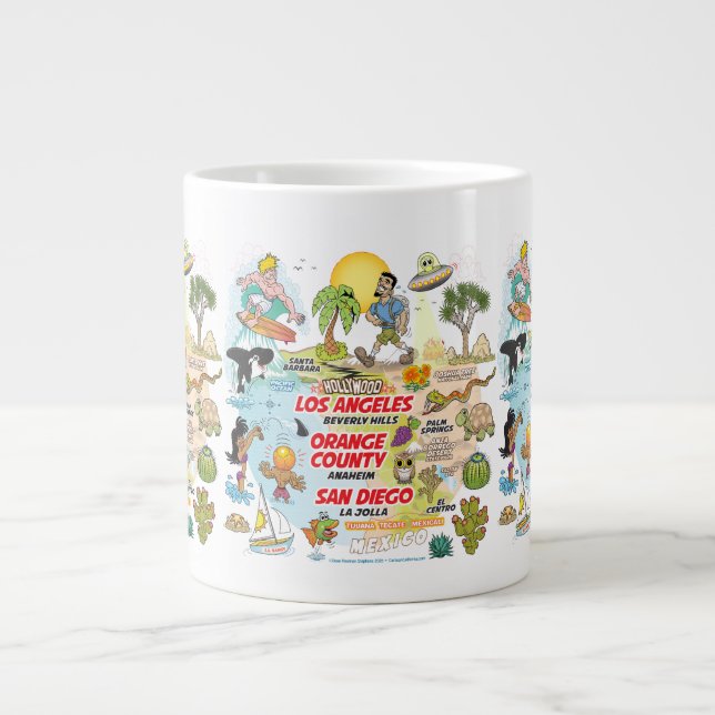 Ultimate So Cal Giant Coffee Mug (Front)