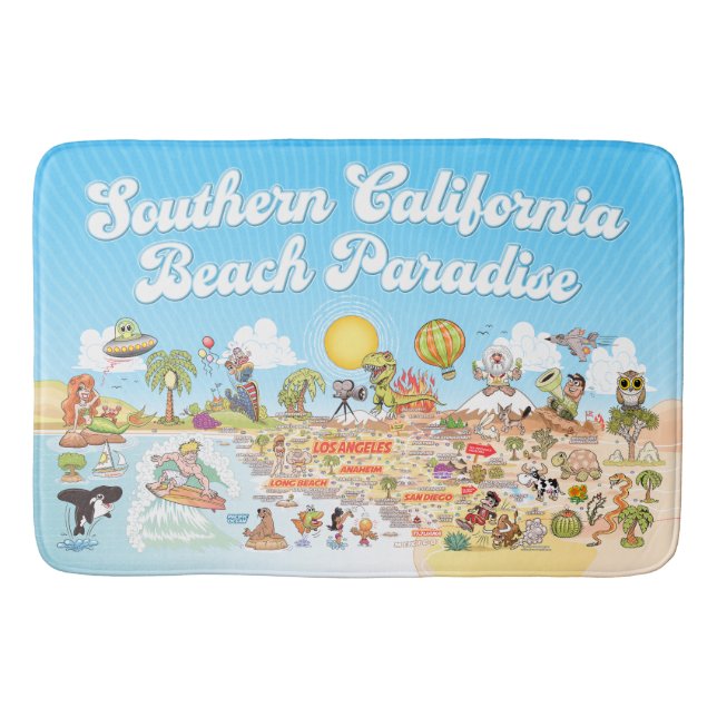 Ultimate SoCal Bath Mat (Front)