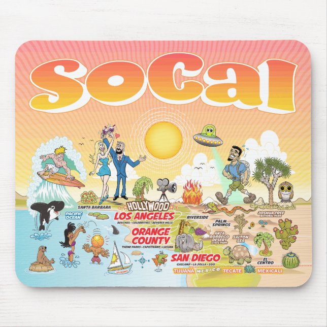 Ultimate SoCal Mouse Pad (Front)