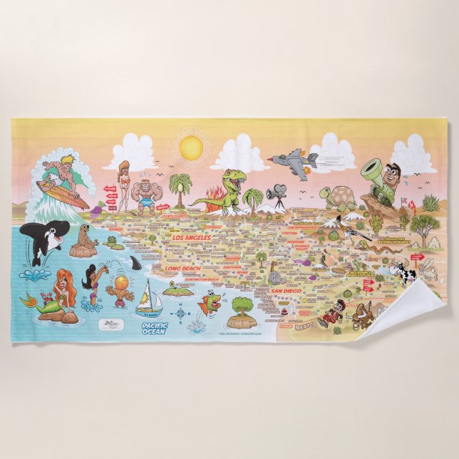 Ultimate Southern California Beach Blanket (Front)