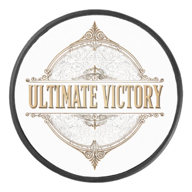 Ultimate Victory  Hockey Puck (Front)