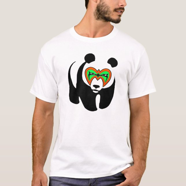 Ultimate Wrestling Panda Shirt (Front)